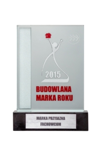 STRIEBORNÁ STAVEBNÁ ZNAČKA  ROKA 2015