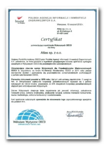 CERTIFICATPUN ÎN APLICARE ORIENTĂRILE OCDE. RESPONSIBLE BUSINESS 2012