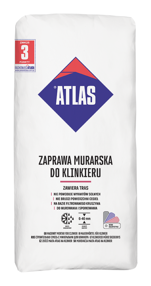 СТРОИТЕЛЬНАЯ СМЕСЬ ДЛЯ КЛИНКЕРА ATLAS - новые цвета