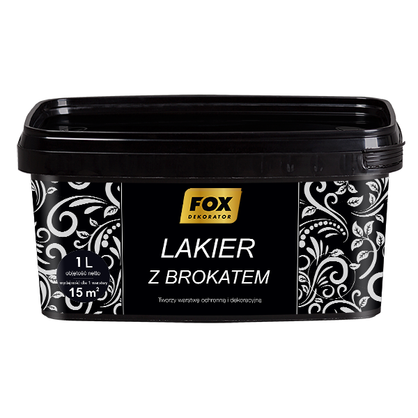 LAKIER Z BROKATEM