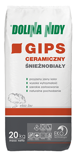 GIPS CERAMICZNY ŚNIEŻNOBIAŁY