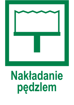 nakładanie pędzlem