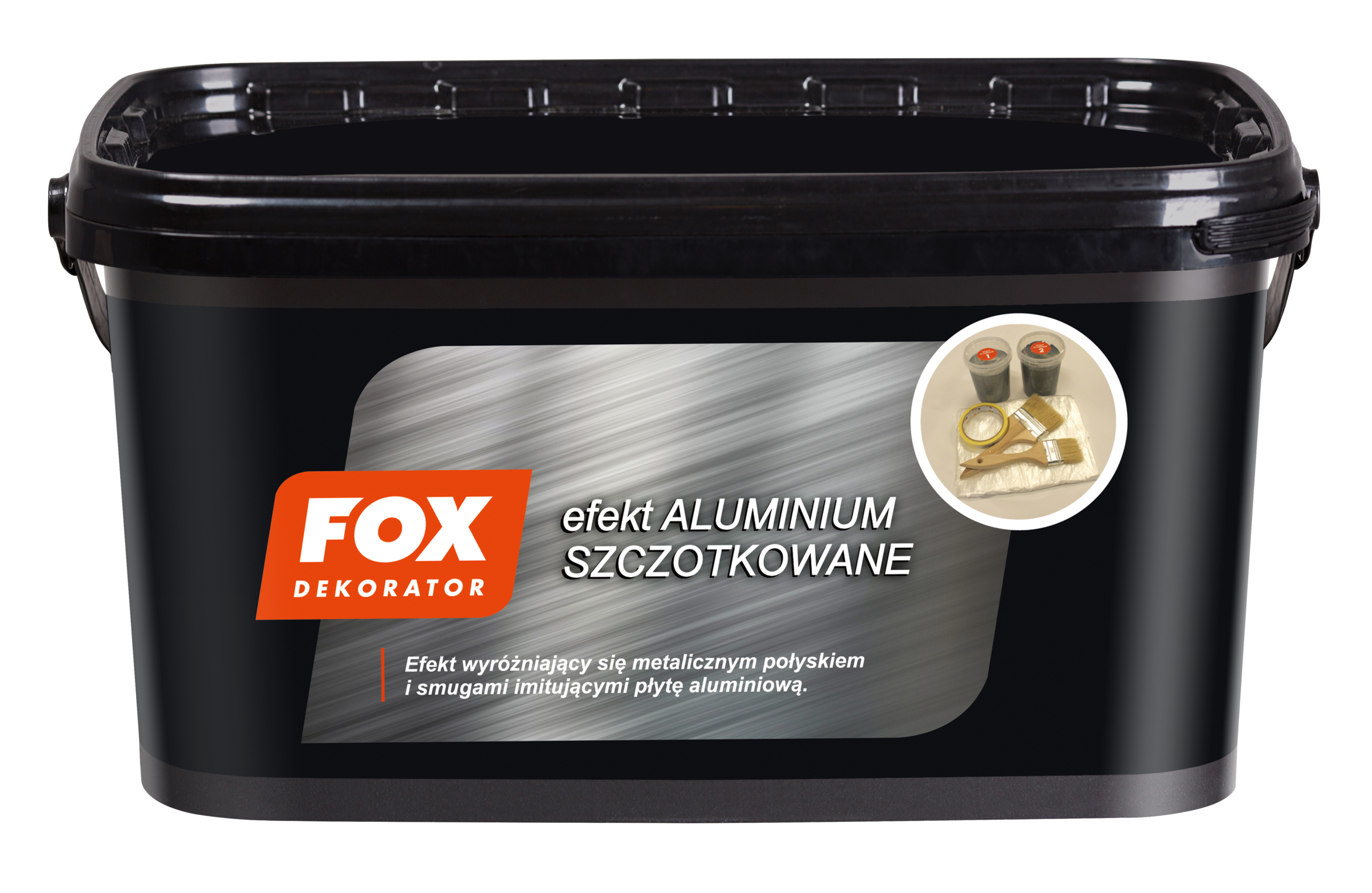 FOX EFEKT KARTÁČOVANÝ HLINÍK