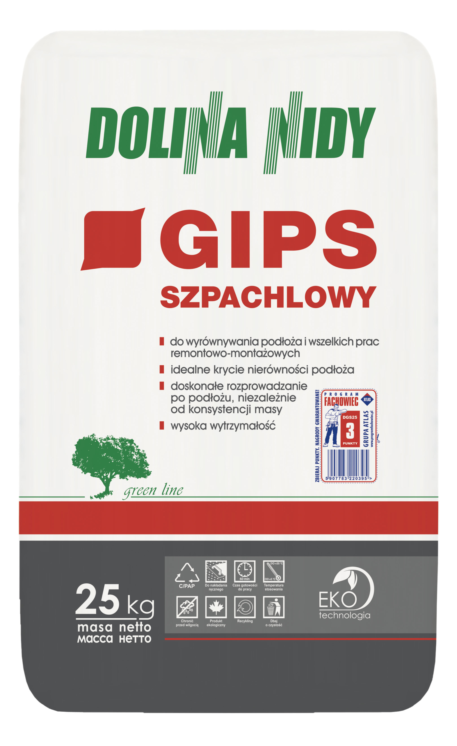 DOLINA NIDY Gips szpachlowy