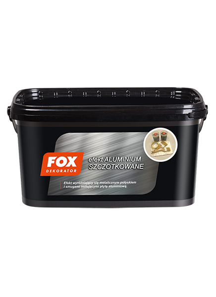 FOX DEKORATOR ЭФФЕКТ КРАЦОВАННЫЙ АЛЮМИНИЙ