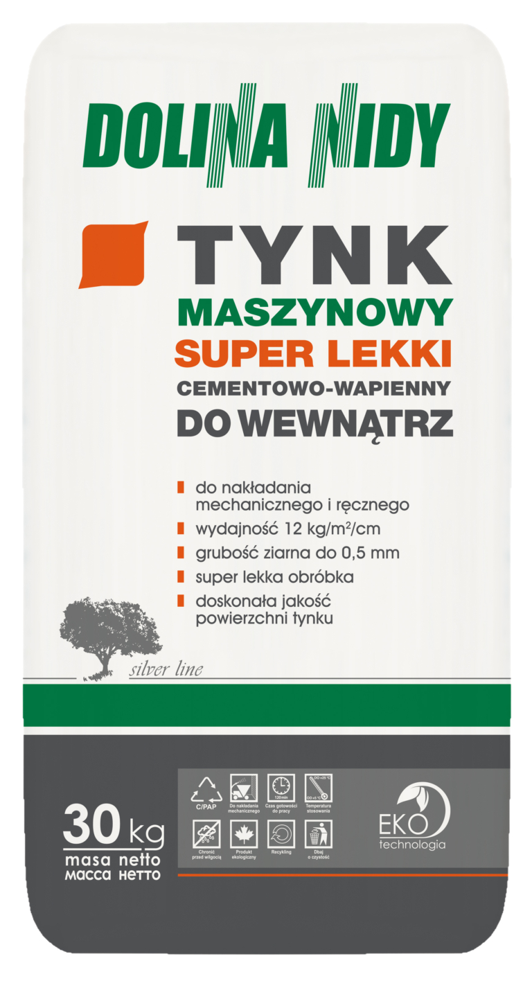 DOLINA NIDY SUPER LIGHT MACHINE-APPLIED PLASTER