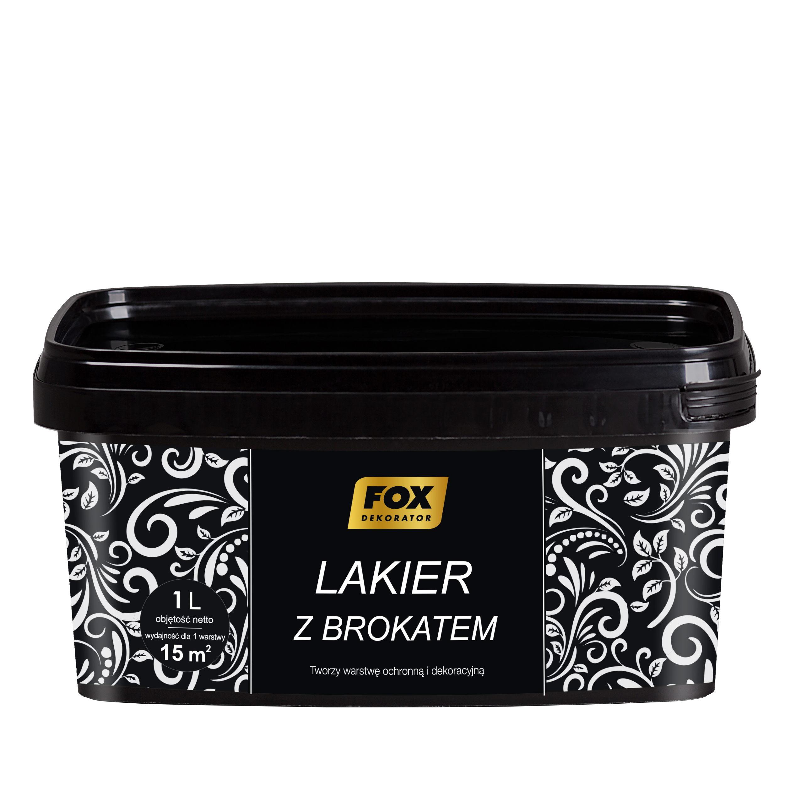 LAKIER Z BROKATEM