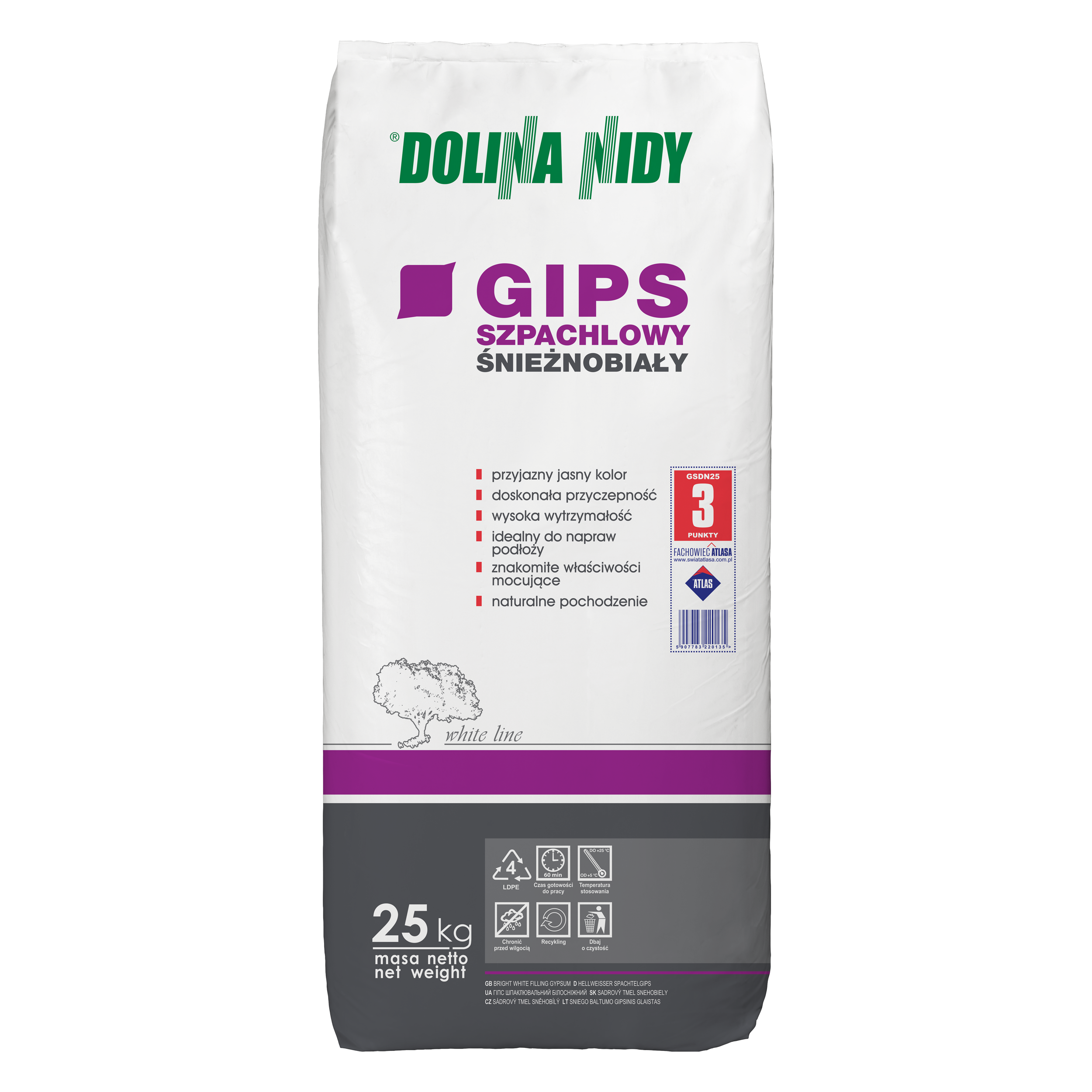 GIPS SZPACHLOWY ŚNIEŻNOBIAŁY